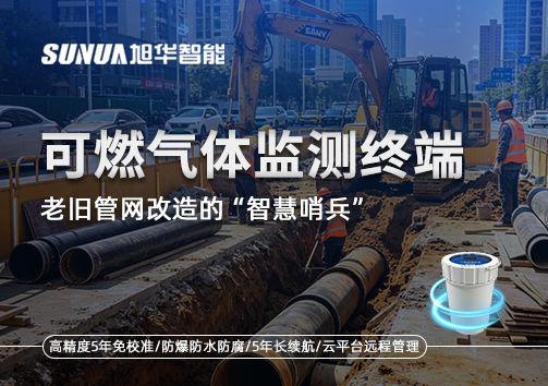 老旧管网改造的“智慧哨兵”：可燃气体监测终端如何重塑地下安全防线